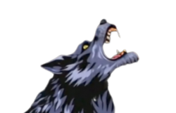 A Wolf or Dogman Howling